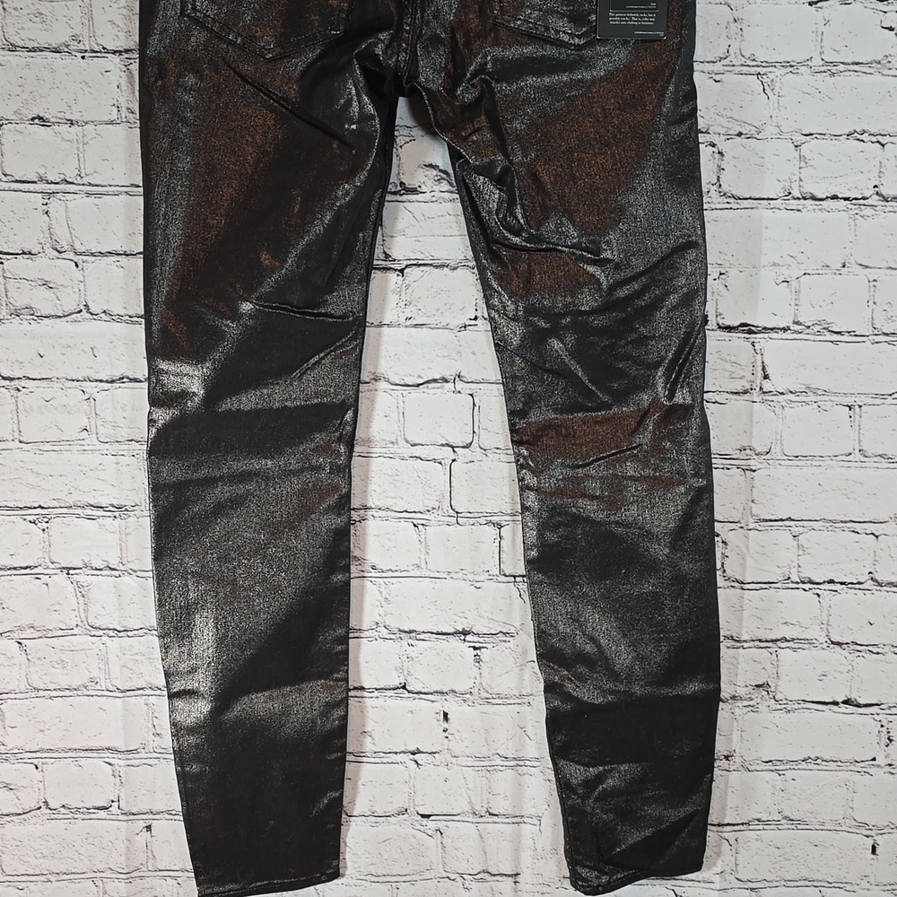 Rock & Republic Shiny Metallic "Kashmiere" Skinny Jeans Size 8 NWT - Picture 9 of 13
